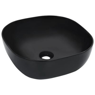 vidaXL Umývadlo 42,5x42,5x14,5 cm keramické biele