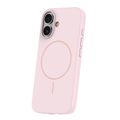Silikónové tenké puzdro Mag pre iPhone 16 6,1" svetloružová
