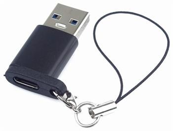 PremiumCord redukcia USB-C zásuvka na USB-A zástrčka / USB 3.0 / čierna Redukcia, USB 3.0, zástrčka USB-A, zásuvka USB-C, s poutkom, čierna