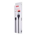 XO kábel NB103 USB - microUSB 2,0 m 2,1A čierny
