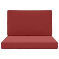 vidaXL Vankúš na vonkajšiu pohovku Polyester vínovo červená 80 x 80 cm