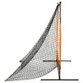 vidaXL Tréningová sieť na baseball čierna 174x76x158,5 cm