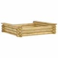 vidaXL Pieskovisko 120x120x27 cm impregnované borovicové drevo
