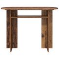 vidaXL Konzolový stôl Staré drevo 100 x 39,5 x 75 cm Kompozitné drevo