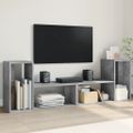 vidaXL TV skrinky 2 ks betónovosivé 75x30x50 cm kompozitné drevo