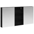 vidaXL Set kabinetov do kúpeľne 3 ks 140 x 14,5 x 70 cm