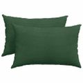 vidaXL Vankúše na pohovku 2 pcs Tmavozelená 60 x 40 cm