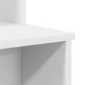 vidaXL Stôl Biela 120,5 x 44 x 88,5 cm Kompozitné drevo