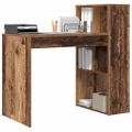 vidaXL Stôl Staré drevo Kompozitné drevo 108 x 55 x 103.5 cm