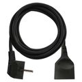 Predlžovací kábel EMOS P0113R spojka 3m, čierny / PVC / 1,5 mm2