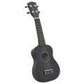 vidaXL Sopránové ukulele s taškou pre deti čierne 23"