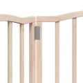 vidaXL Brána pre psa skladacia 3 panely 150 cm topoľové drevo