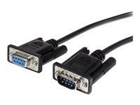 DB9 RS232 Serial Extension Cable - Male to Female Cable (MXT1003MBK) - Sériová predlžovacia šnúra - DB-9 (M) do DB-9 (F) - 3 m - čierna - pre P/N: 1P3FPC-USB-SERIAL, IC232TTL, ICUSB2324I, ICUSB232D, ICUSB232IS, ICUSB232V2