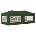 vidaXL Prístrešok na párty 575 x 288 x 245 cm Zelená Oxfordská látka