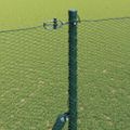vidaXL Hexagonálny plotový základ 10 x 1,6 m PVC potiahnutá oceľ