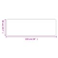 vidaXL Behúň na koberce sisalový vzhľad strieborný 50x150 cm