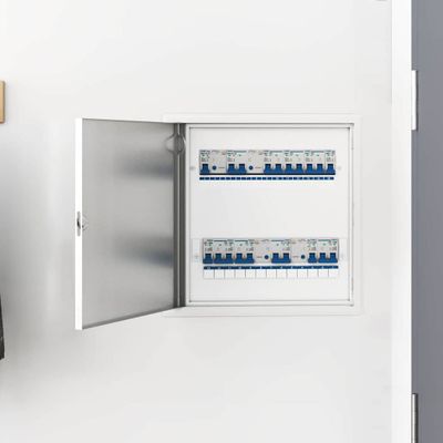 vidaXL Access Panel Biela 43 x 43 x 3 cm Oceľ