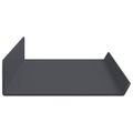 vidaXL Závesná polica 4 ks Antracit 60 x 8,5 x 2,5 cm Oceľ