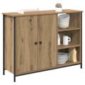 vidaXL Servírovacia skriňa Remeselný dub 100 x 33 x 75 cm