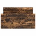 vidaXL Posteľný rám bez matraca dymový dub 90x190 cm kompozitné drevo