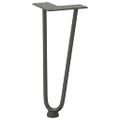 vidaXL Nohy do vlasov pre konferenčný stolík 4 ks, antracitové 30 cm, masívna oceľ