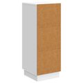 vidaXL Servírovacia skriňa Biela 33 x 34,5 x 87 cm Kompozitné drevo