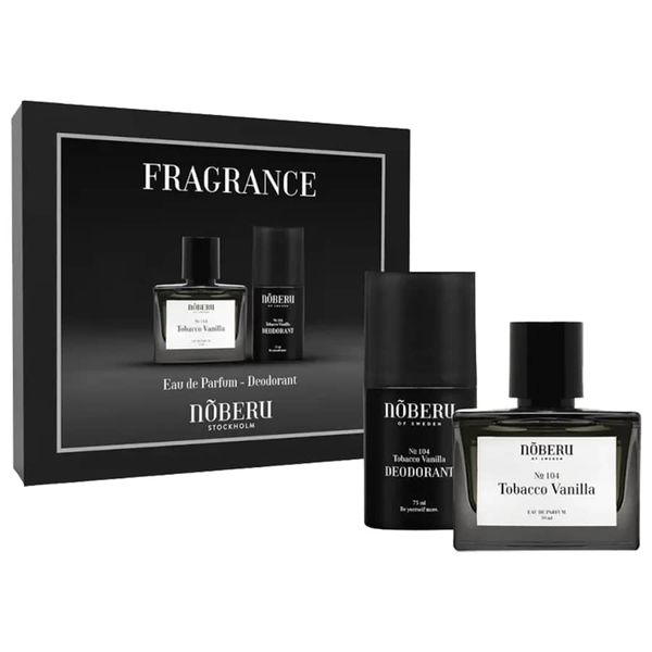 Sada parfemu a deodorantu NOBERU Giftbox Fragrance Tobacco vanilla
