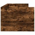 vidaXL Váľanda so zásuvkami bez matraca dymový dub 90x200 cm
