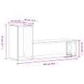 vidaXL TV skrinky 2 ks betónovosivé 100x30x50 cm kompozitné drevo
