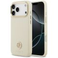 Obal Guess Grained Strass Logo MagSafe pre iPhone 17 Pro Max béžová