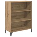 vidaXL Highboard Remeselný dub 69,5 x 34 x 180 cm Kompozitné drevo