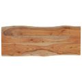 vidaXL Stolová doska 100x40x2,5 cm obdĺžnik masívna akácia živá hrana