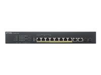 Přepínač - inteligentní - 8 x 100/1000/2.5G/5G/10GBase-T (PoE++) + 2 x 100/1000/2.5G/5G/10GBase-T + 2 x 10 Gigabit SFP+ - Lze montovat do rozvaděče - PoE++ (375 W)
