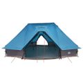 vidaXL Tipi stan 10-miestny Modrá taft