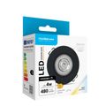 Modee LED okrúhle svietidlo 4W 3CCT 480lm D80xH32mm, čierna (ML-DL3CC4WR-3SD-BN)