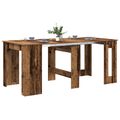 vidaXL Jedálenský stôl 180 x 85 x 75 cm Kompozitné drevo Staré drevo