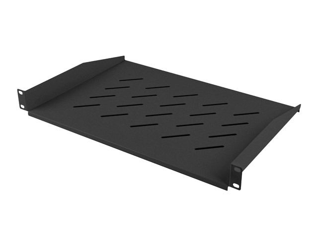 LANBERG 19'' PEVNÁ POLICA 1U/483X315MM MAX. NOSNOSŤ DO 25 KG ČIERNA