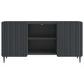 vidaXL TV skrinka 102 x 34,5 x 52 cm Čierna Kompozitné drevo