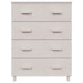 vidaXL Komoda HAMAR, biela 79x40x103,5 cm, borovicový masív