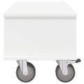 vidaXL TV stolík 68,5 x 35 x 35 cm Biela Kompozitné drevo