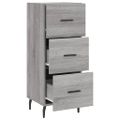 vidaXL Komoda sivý dub sonoma 34,5x34x90 cm spracované drevo