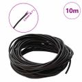 vidaXL Kožená šnúrka 1 Tmavohnedá Ø2,5 mm x 10 m Koža