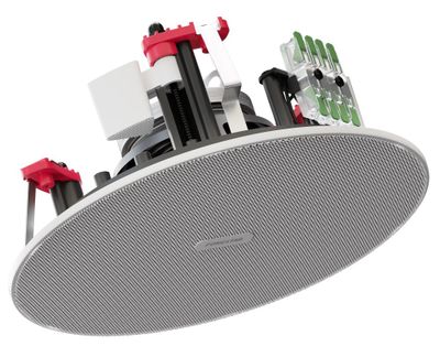 Fonestar Vestavný bezrámový reproduktor 10 W/8ohm, 5,25", 130 Hz–20 kHz, otvor 150 mm, hl 33 mm, ABS, bíl Stropní reproduktor, 5", 12 W RMS, 8 ?, IP-44, 55–20 000 Hz, hliníková mrížka, ABS, bílý