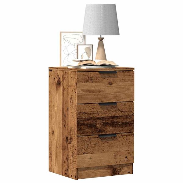vidaXL Nočné stolíky 2 ks staré drevo 40x36x65 cm kompozitné drevo