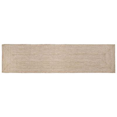 vidaXL Kusové koberce Prírodná a biela 60 x 400 cm Juta