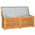 vidaXL Záhradný úložný box s vreckom 150x50x55 cm masívny teak