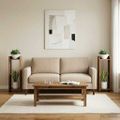vidaXL Stojan na rastliny 2 ks Staré drevo 30 x 30 x 100 cm