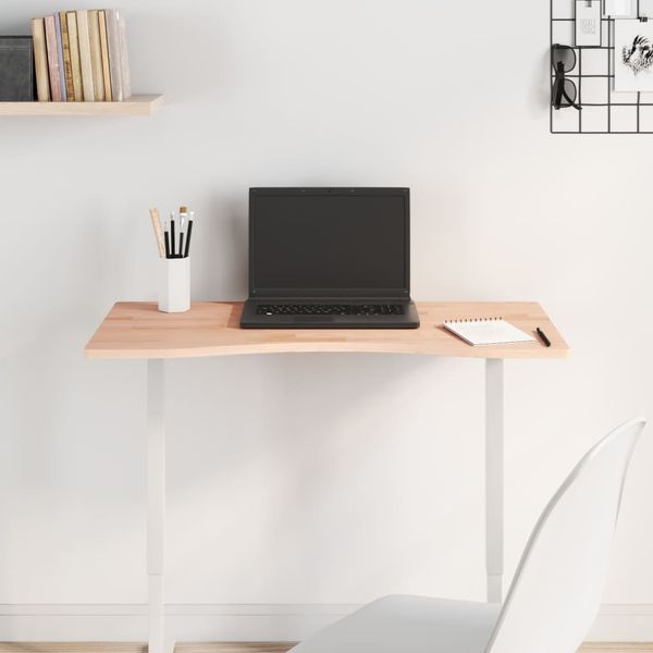 vidaXL Stolová doska 80x(36-40)x1,5 cm masívny buk