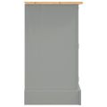 vidaXL Komoda Corona, sivá 112x43x78 cm, masívna mexická borovica