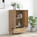 vidaXL Highboard Dub artisan 70 x 31 x 115 cm Kompozitné drevo